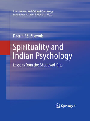 cover image of Spirituality and Indian Psychology